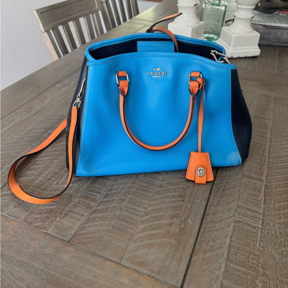 Teal Coach Purse